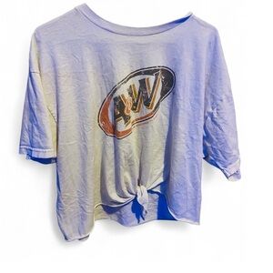 Logo Women's Purple Crop Top